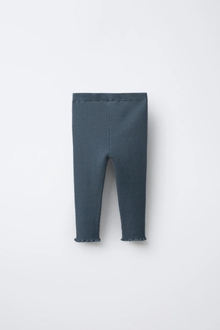 Трикотажные легинсы с бантом