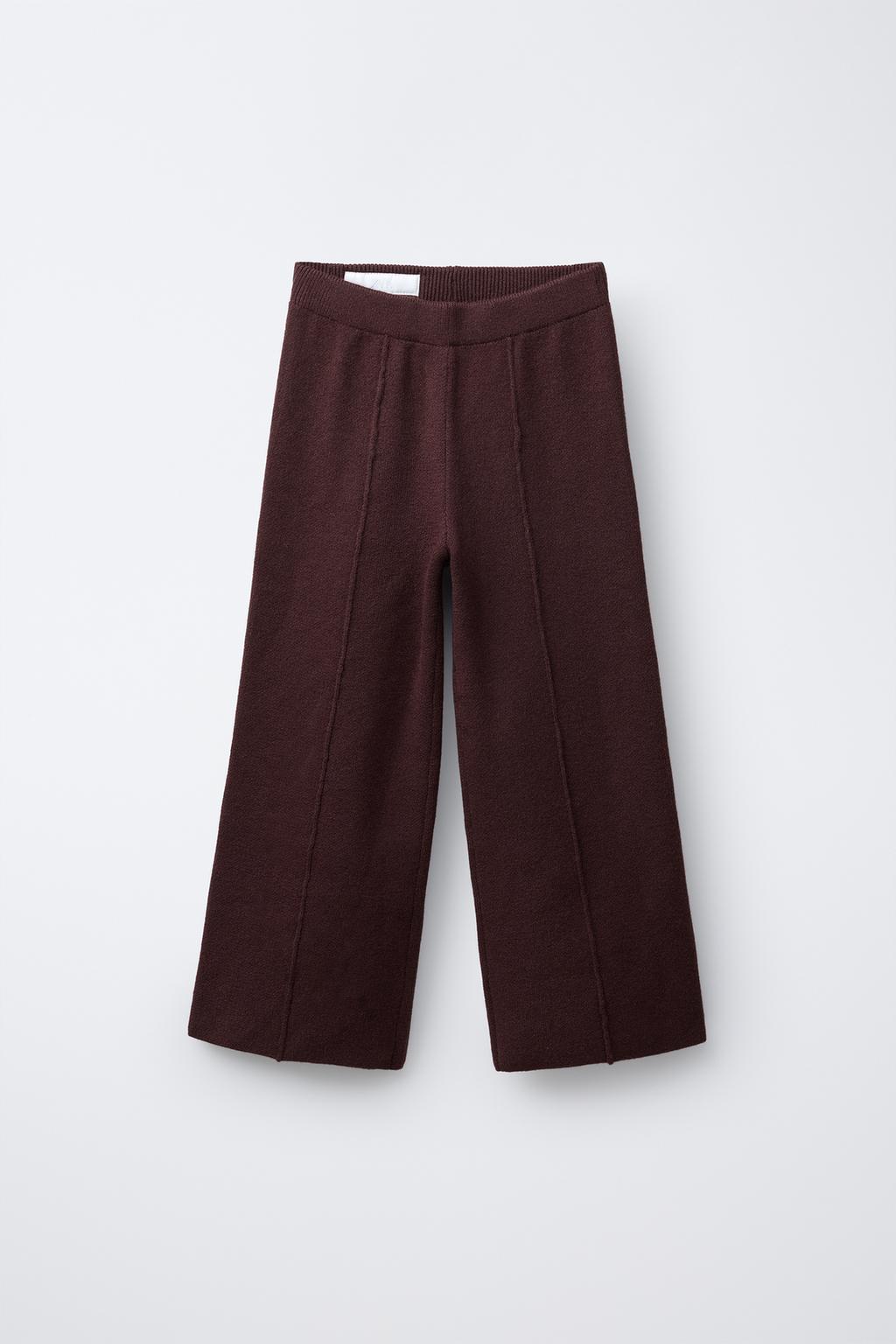 ТРИКОТАЖНЫЕ БРЮКИ WIDE LEG
