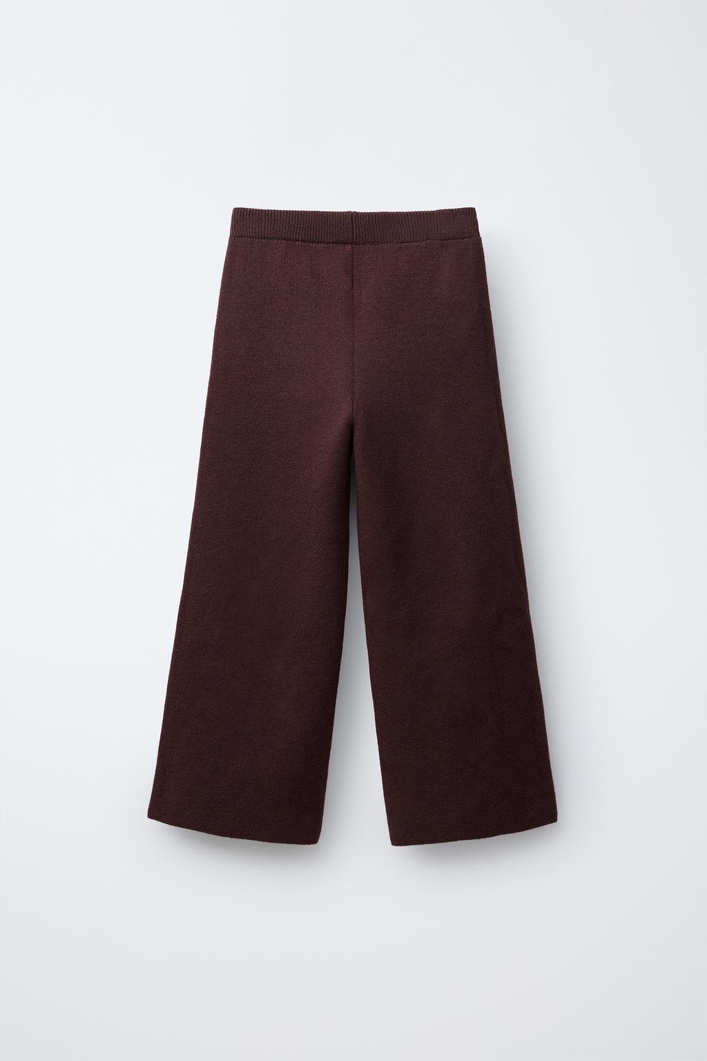 ТРИКОТАЖНЫЕ БРЮКИ WIDE LEG