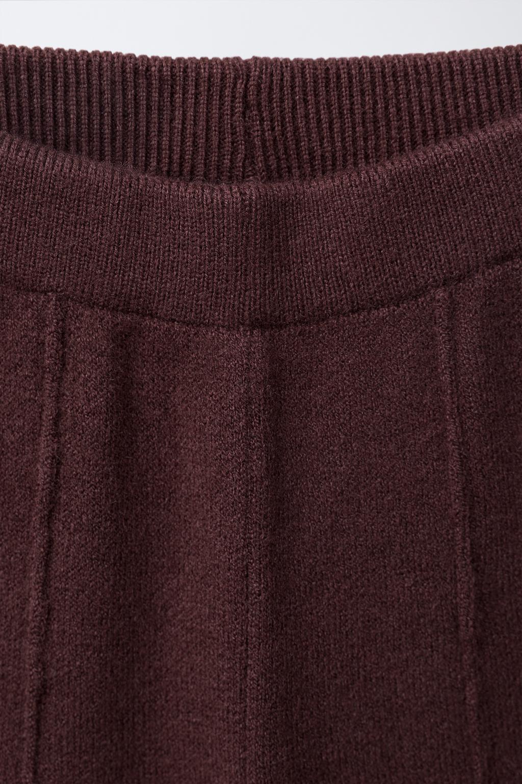 ТРИКОТАЖНЫЕ БРЮКИ WIDE LEG