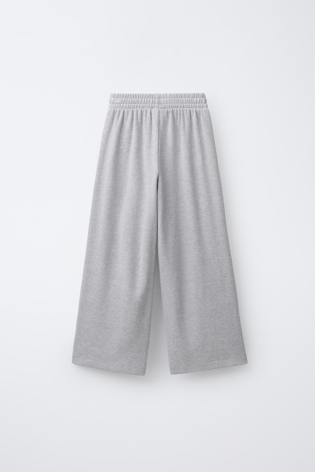 БРЮКИ WIDE LEG ИЗ МЯГКОЙ ТКАНИ