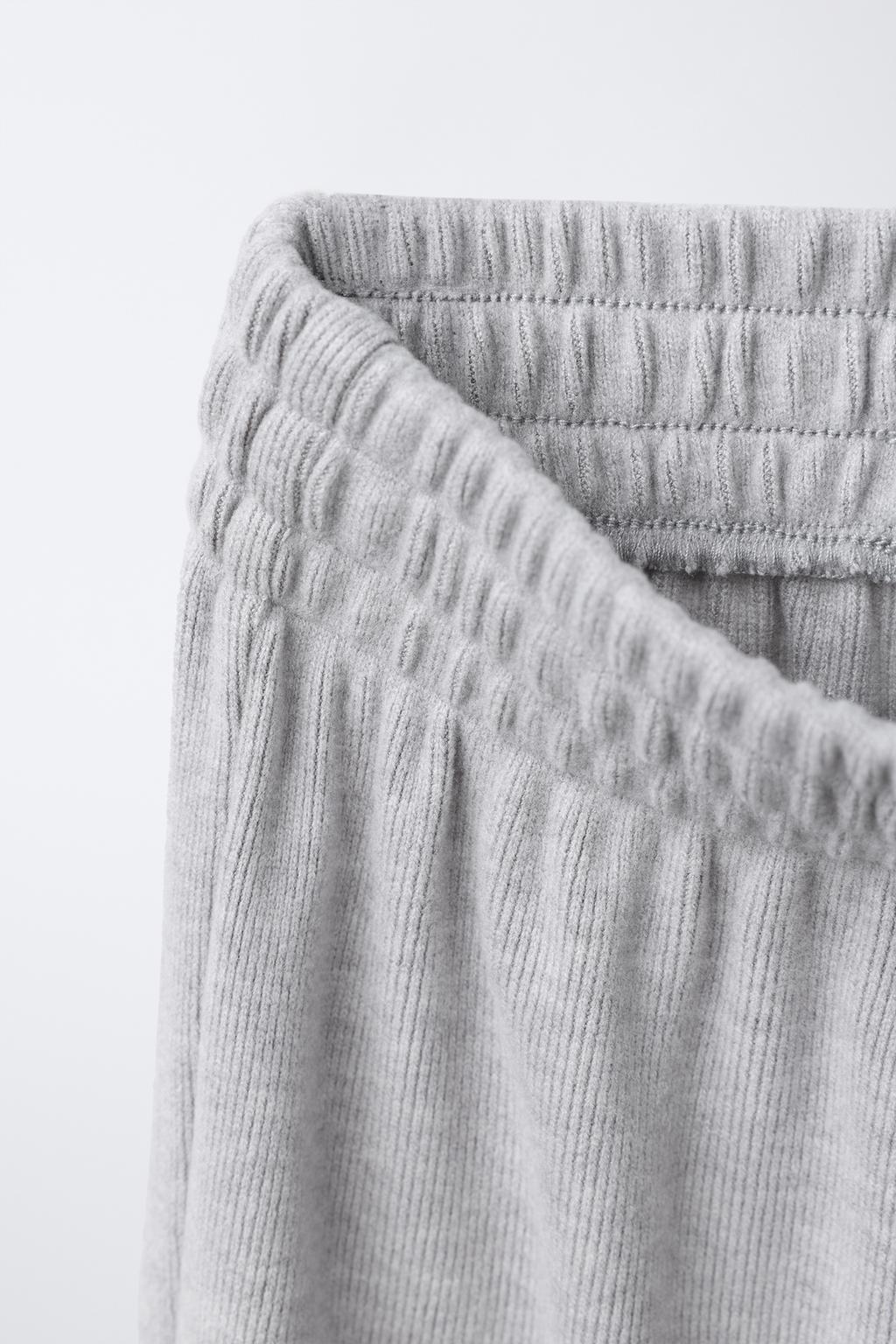 БРЮКИ WIDE LEG ИЗ МЯГКОЙ ТКАНИ