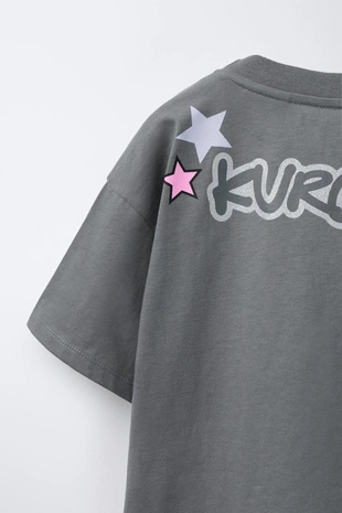 Футболка с блестками KUROMI © SANRIO- Заказать в России