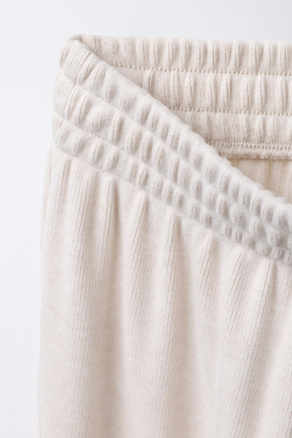 БРЮКИ WIDE LEG ИЗ МЯГКОЙ ТКАНИ