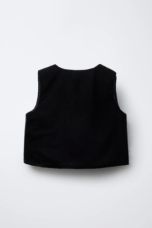 Жилет VELVET с бусинами- Заказать в России