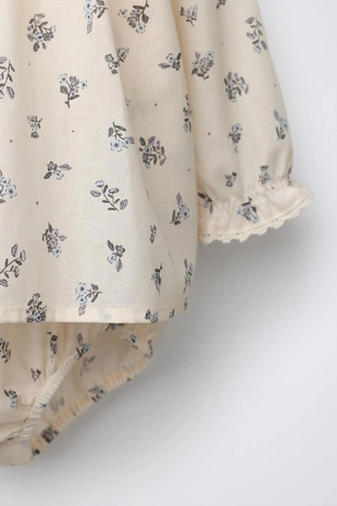 Платье-боди с цветочным принтом- Заказать в России