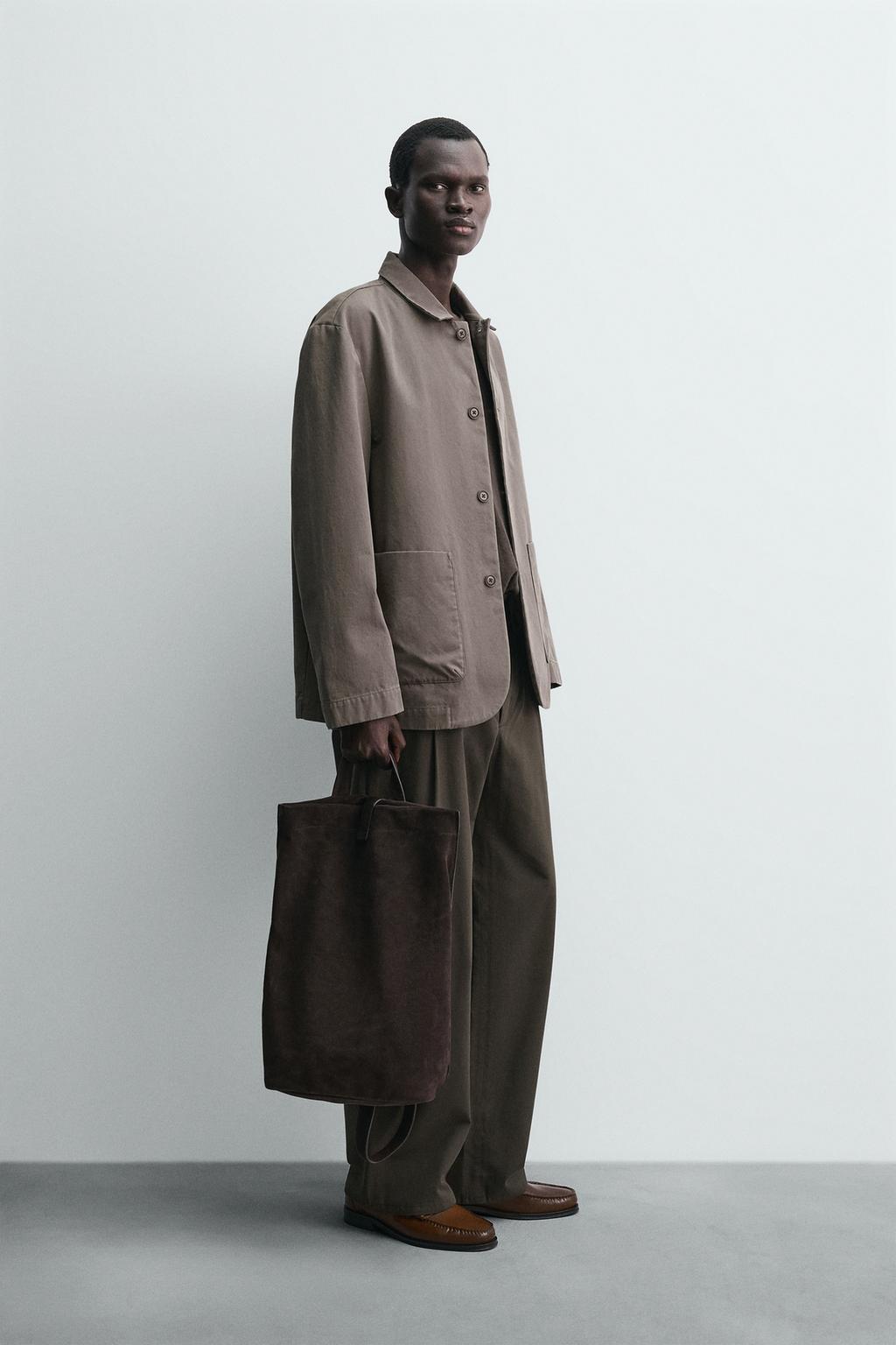 БЛЕЙЗЕР СВОБОДНОГО КРОЯ ИЗ ХЛОПКА