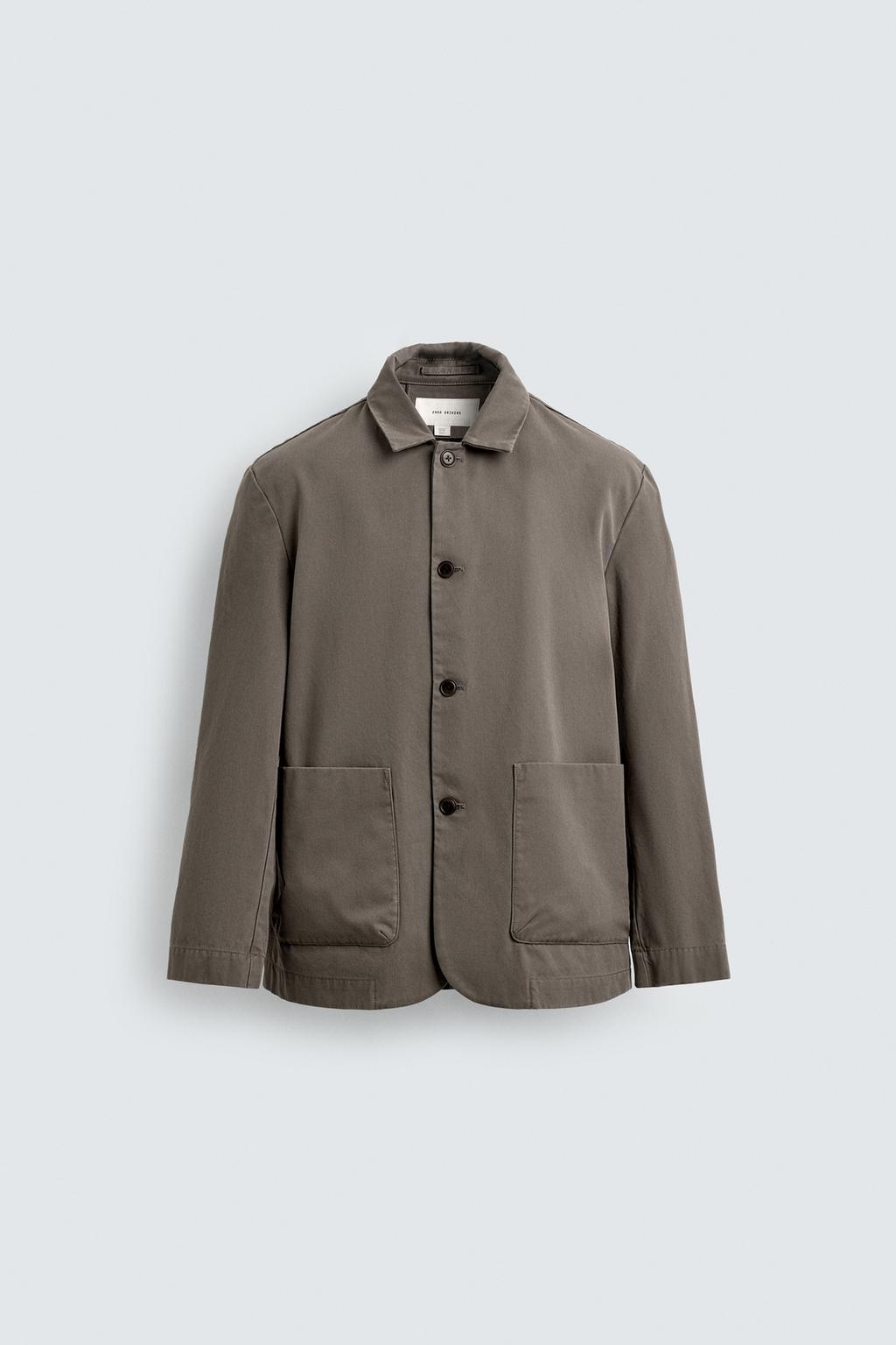 БЛЕЙЗЕР СВОБОДНОГО КРОЯ ИЗ ХЛОПКА