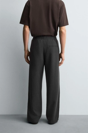 Брюки из струящейся ткани с молниями- Заказать в России