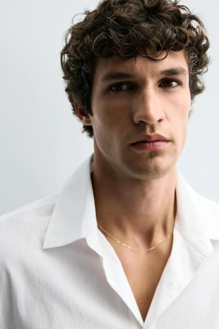 Рубашка с жатым эффектом- Заказать в России