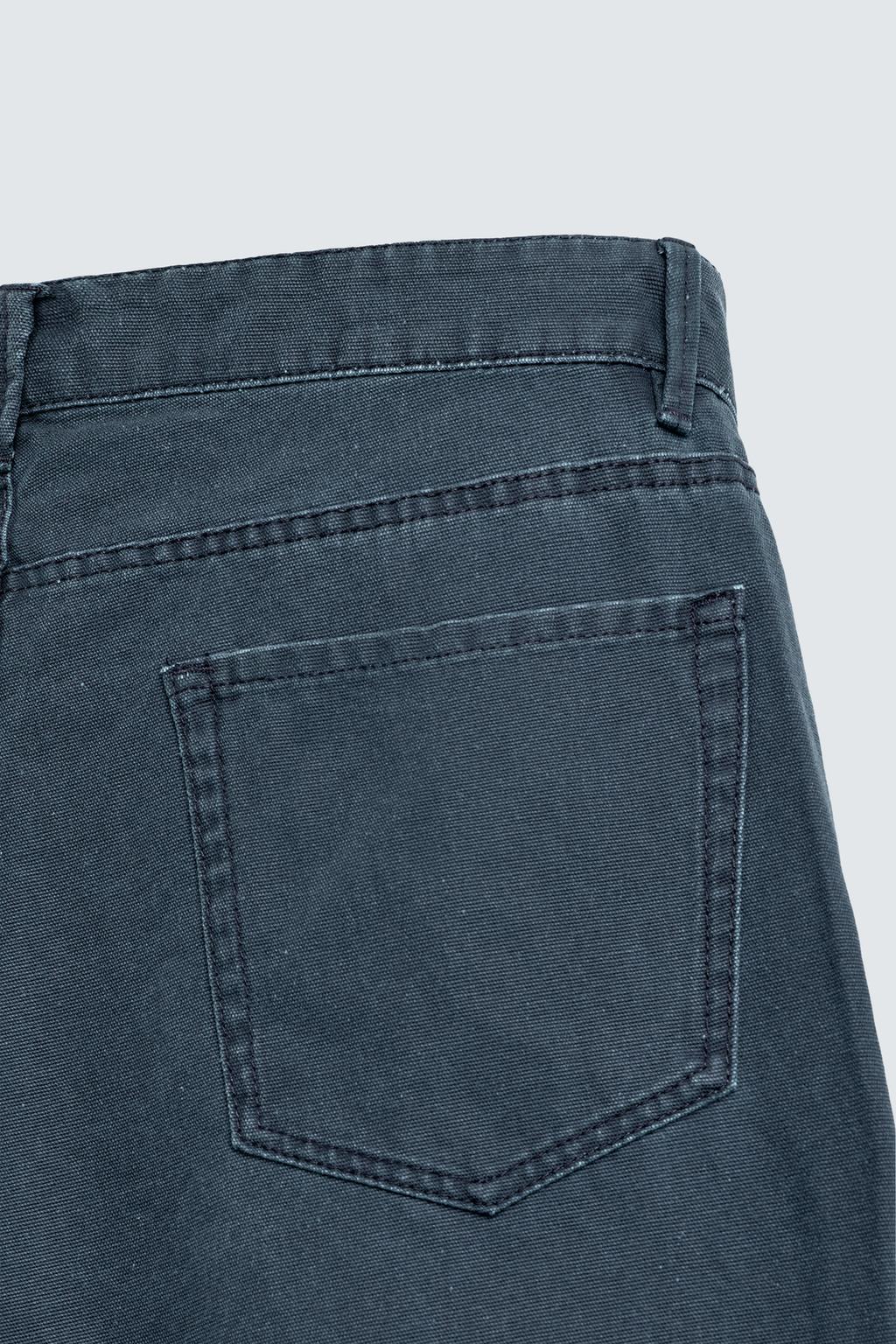 БРЮКИ STRAIGHT FIT С ЭФФЕКТОМ ПОТЕРТОСТИ