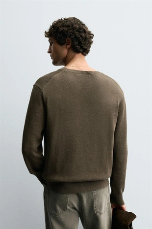 Джемпер с рельефным узором- Заказать в России