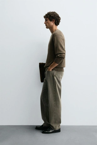 Джемпер с рельефным узором- Заказать в России