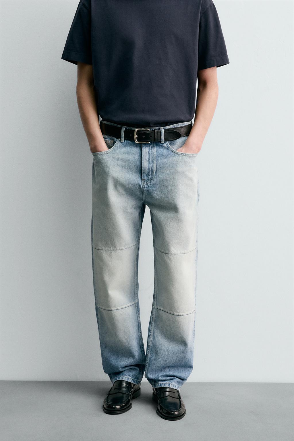 ДЖИНСЫ STRAIGHT FIT С ОТСТРОЧКОЙ
