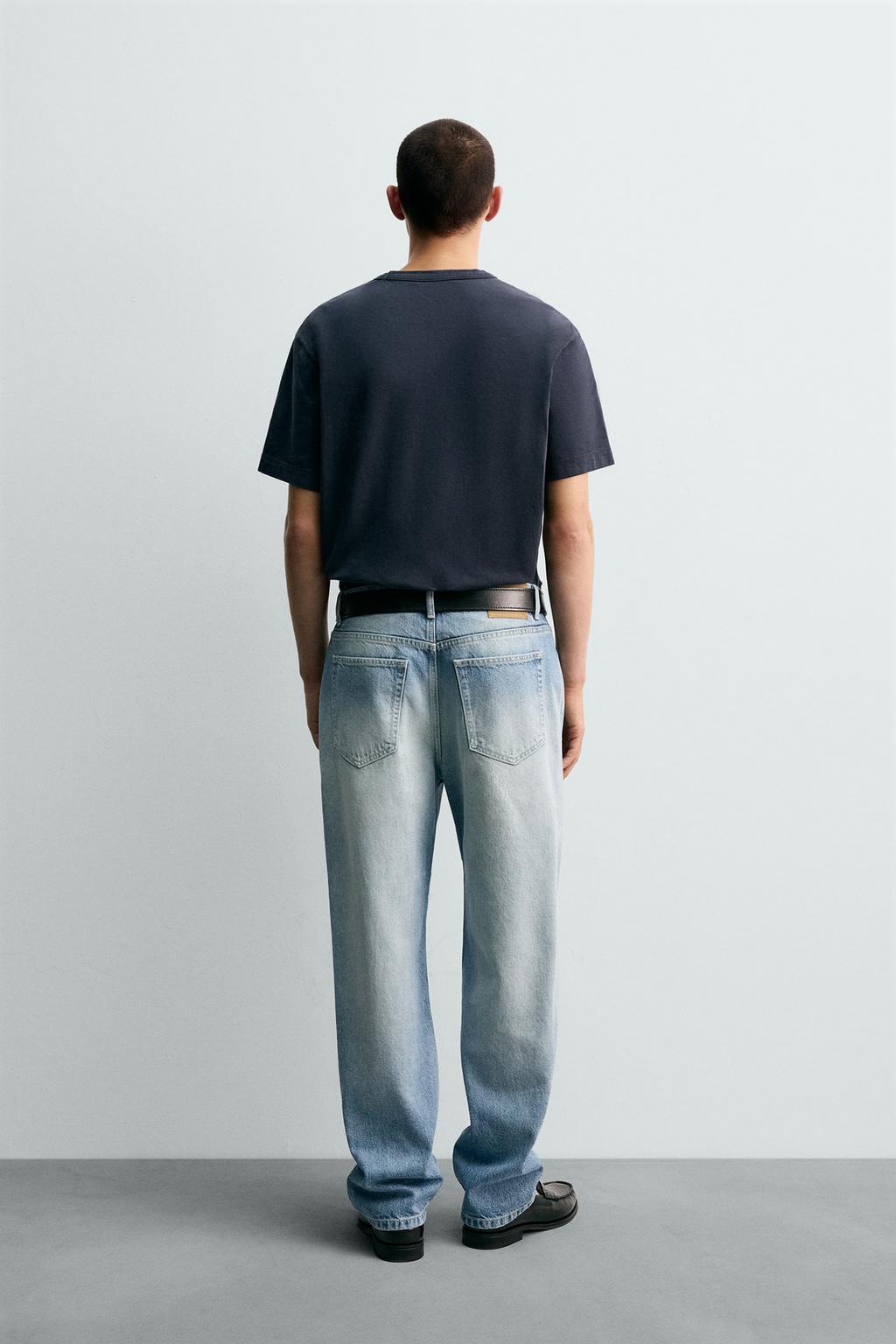 ДЖИНСЫ STRAIGHT FIT С ОТСТРОЧКОЙ