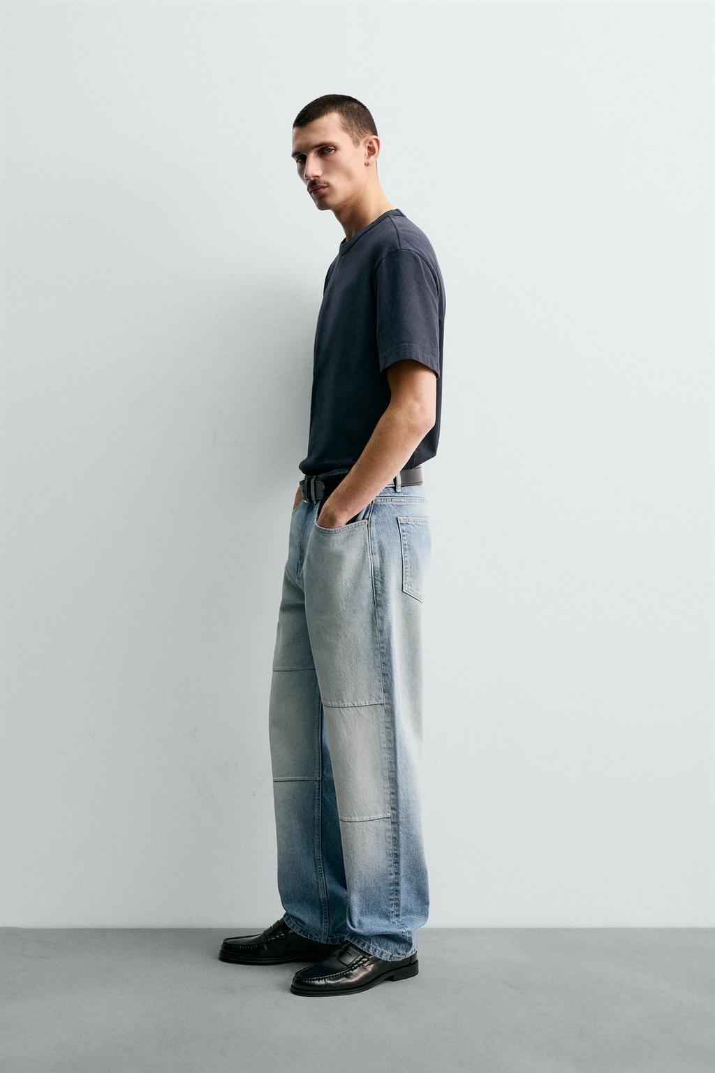 ДЖИНСЫ STRAIGHT FIT С ОТСТРОЧКОЙ