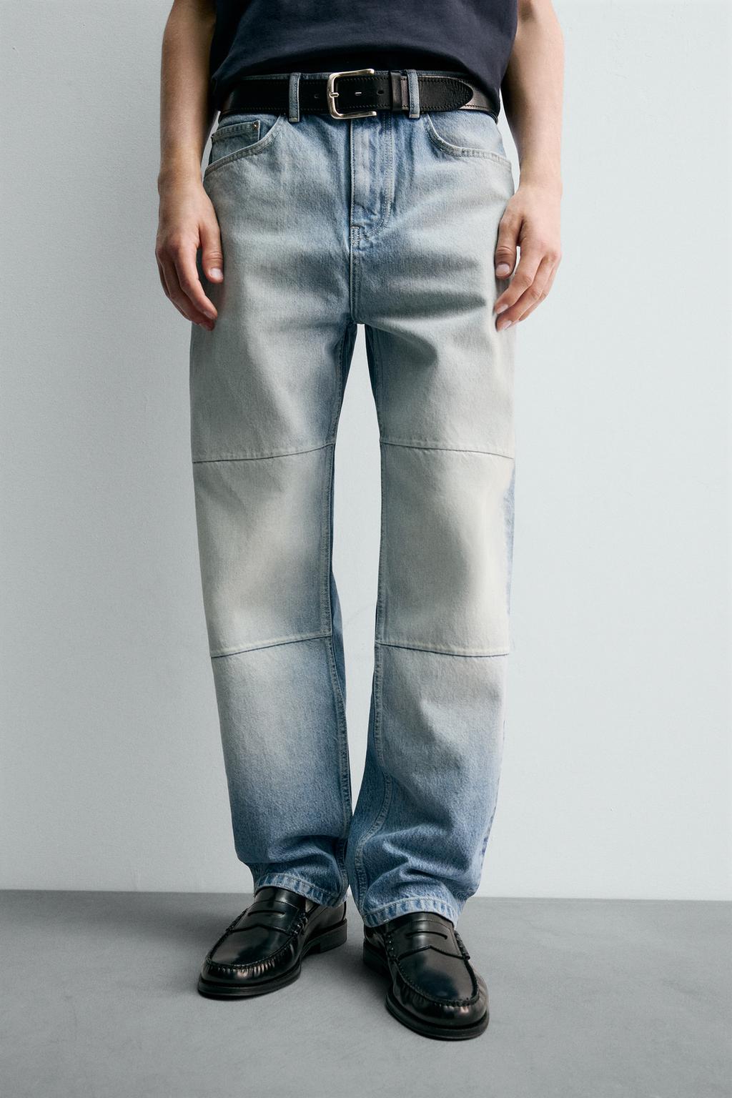 ДЖИНСЫ STRAIGHT FIT С ОТСТРОЧКОЙ