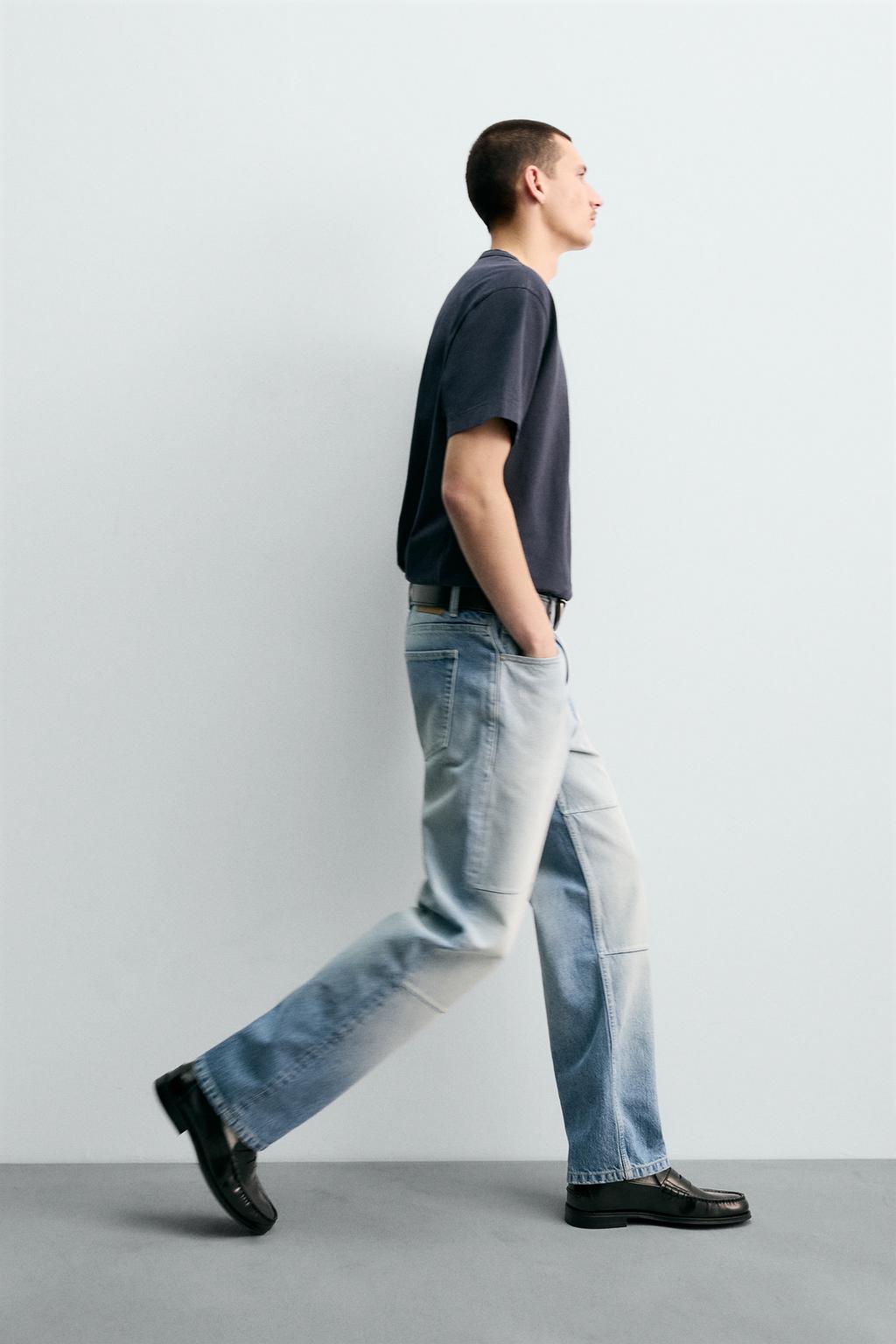 ДЖИНСЫ STRAIGHT FIT С ОТСТРОЧКОЙ