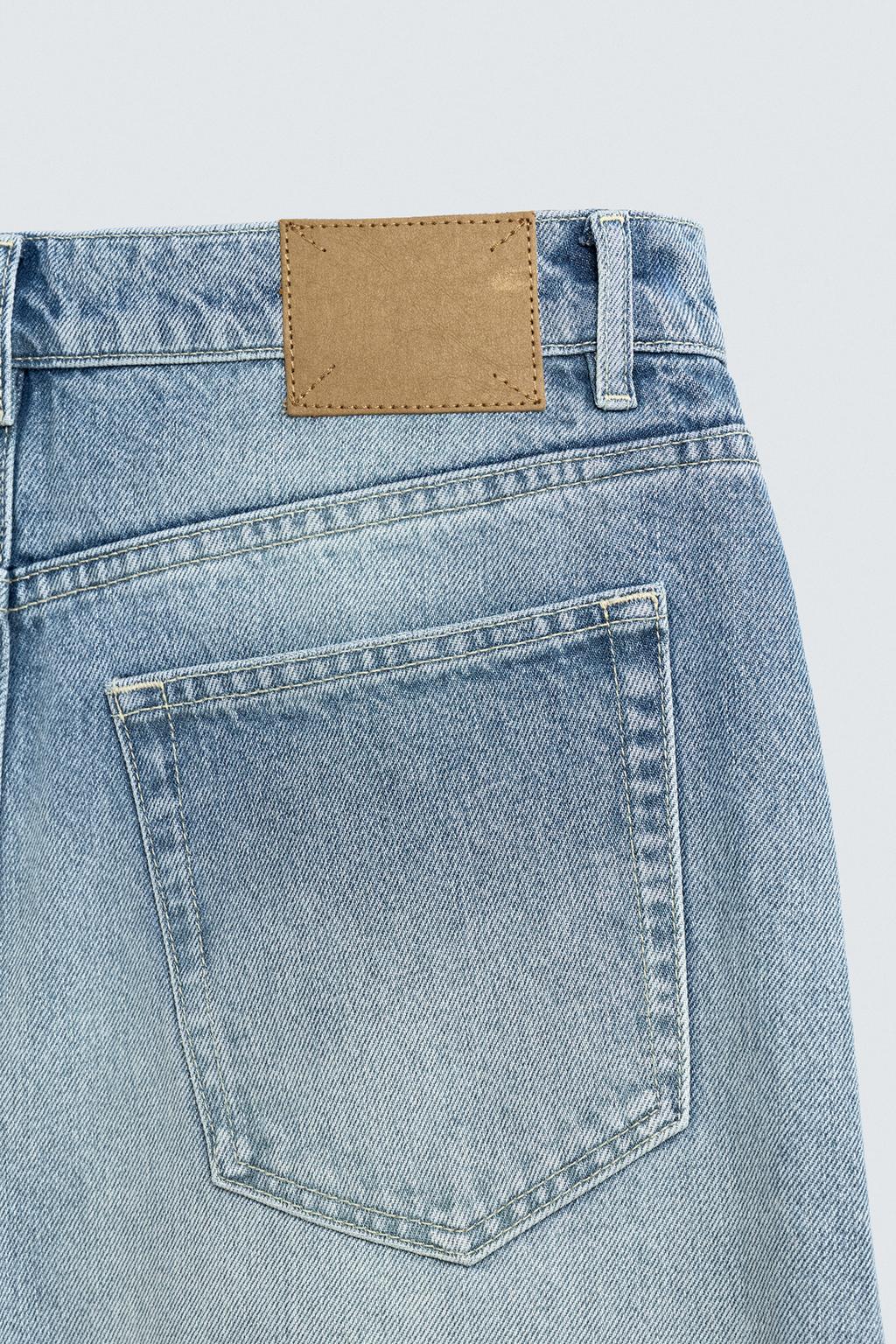 ДЖИНСЫ STRAIGHT FIT С ОТСТРОЧКОЙ