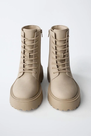 Ботинки со шнуровкой- Заказать в России
