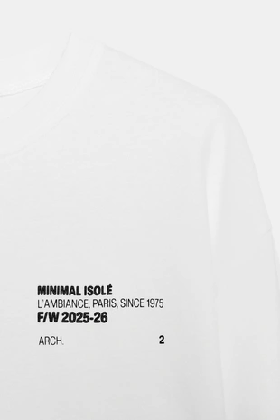 Футболка с надписью и длинными рукавами- Заказать в России