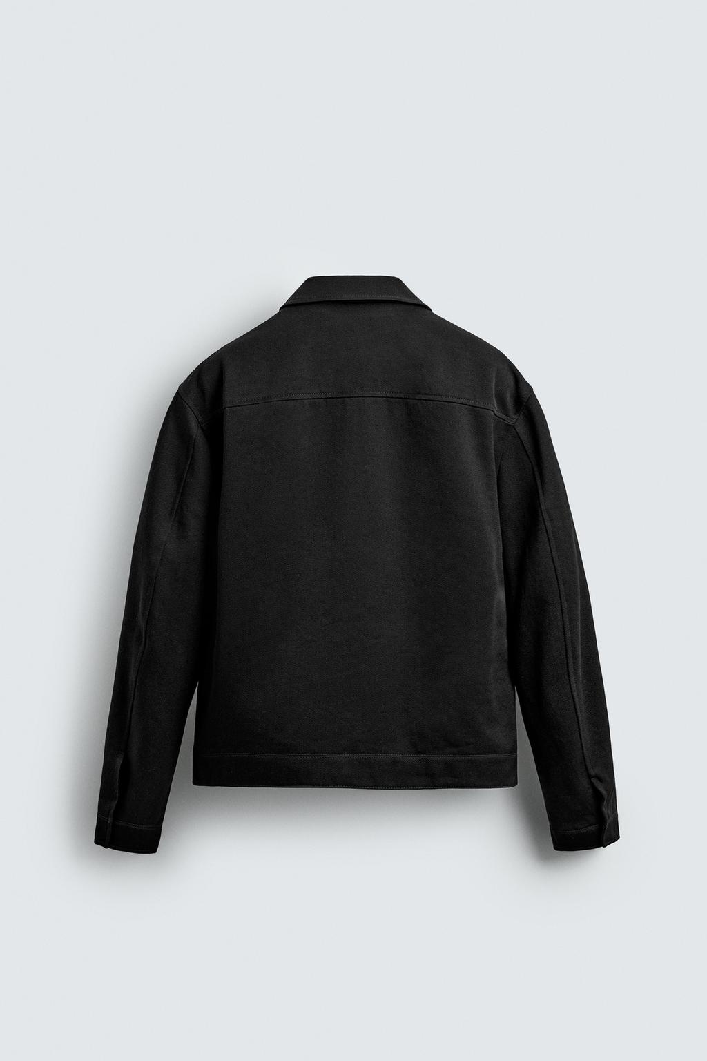 КУРТКА ИЗ ТКАНИ С ФАКТУРНЫМ РИСУНКОМ И МОЛНИЕЙ