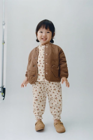 Куртка флисовая с сердечками- Заказать в России