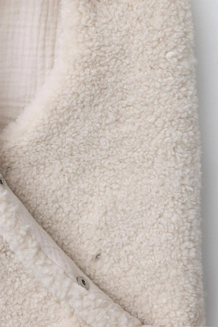 Beige | 0248/553/450 - Zara Пеленка для ношения младенцев из искусственного меха