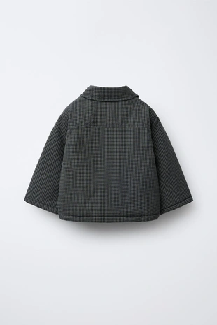 Стеганая куртка в клетку виши- Заказать в России