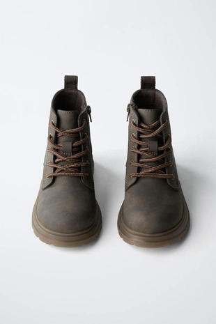 Ботинки со шнуровкой- Заказать в России