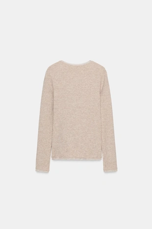 Футболка с тюлевой отделкой- Заказать в России