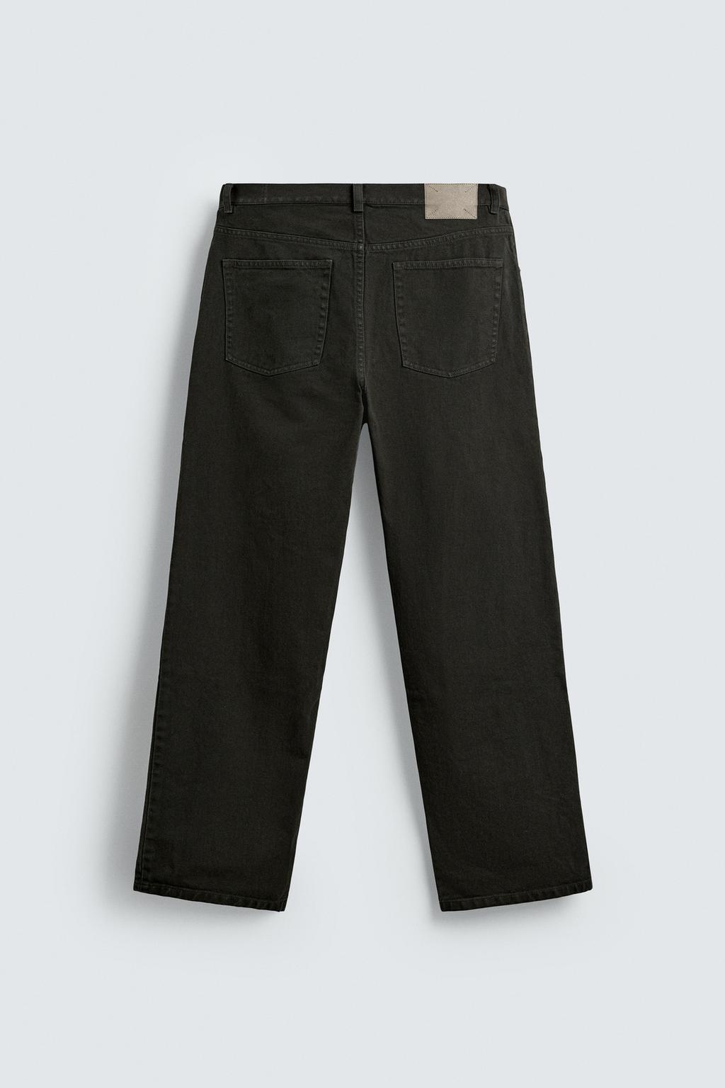 БРЮКИ STRAIGHT FIT ИЗ РЕЛЬЕФНОЙ ТКАНИ