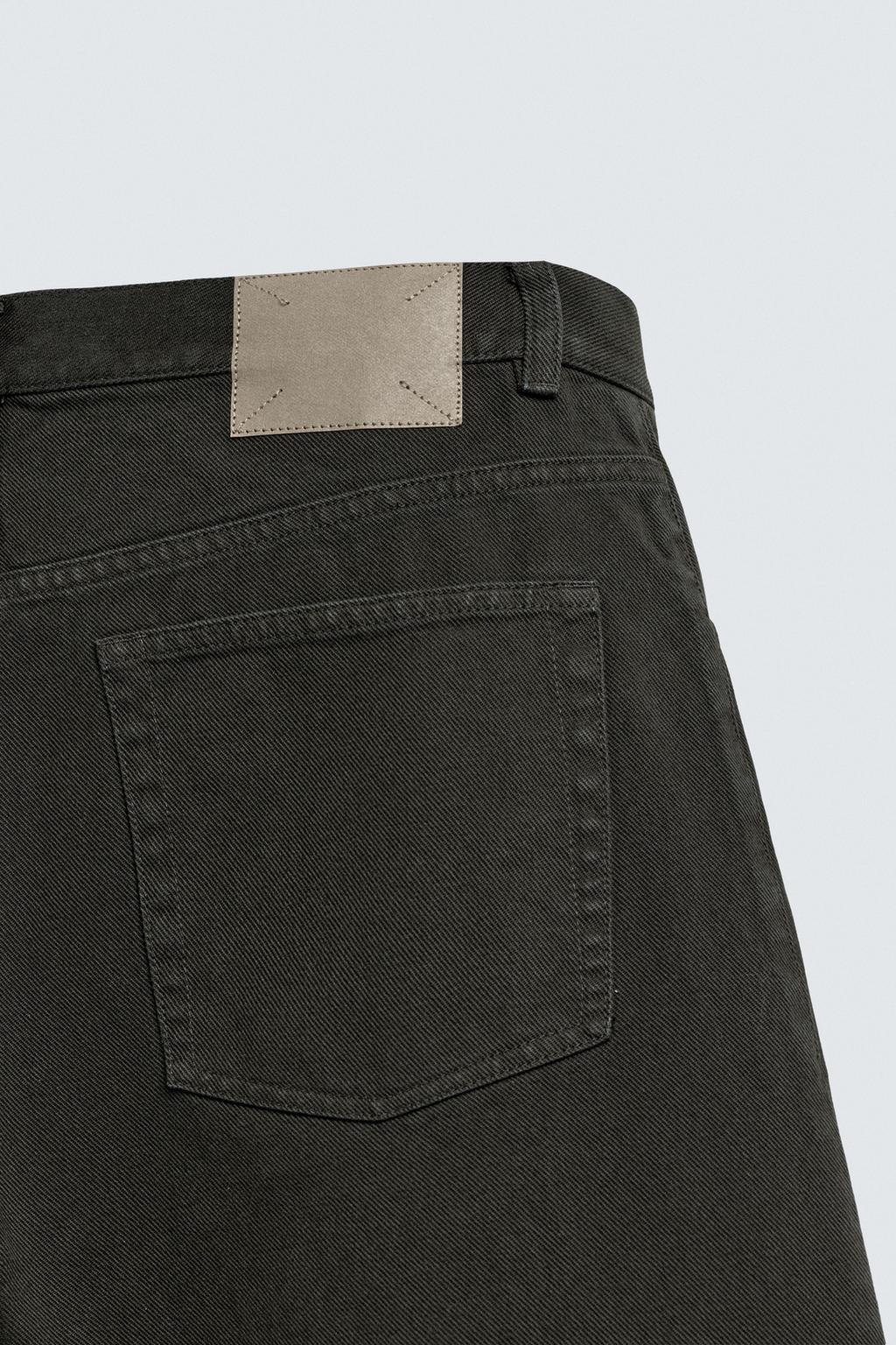 БРЮКИ STRAIGHT FIT ИЗ РЕЛЬЕФНОЙ ТКАНИ