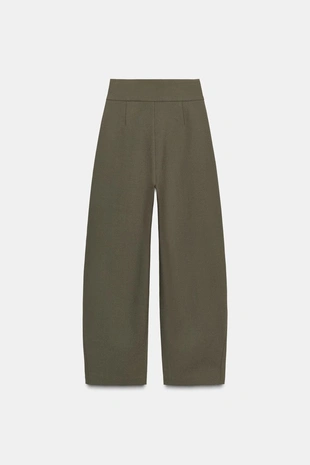 Брюки-баллоны со складками- Заказать в России