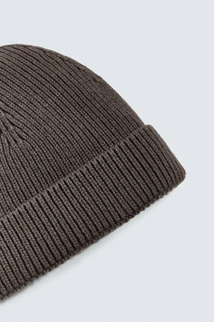 Трикотажная шапка из хлопка и кашемира- Заказать в России