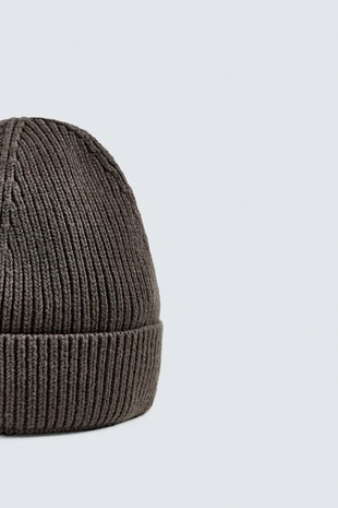Трикотажная шапка из хлопка и кашемира- Заказать в России