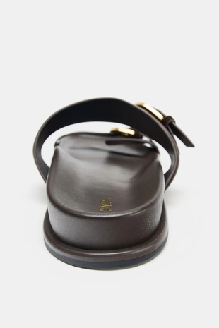 Балетки из замши с пряжками- Заказать в России