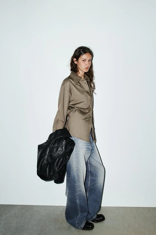 Приталенная рубашка- Заказать в России