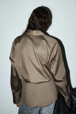 Приталенная рубашка- Заказать в России