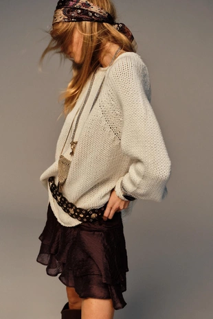 Юбка-шорты с воланами и ремнем- Заказать в России