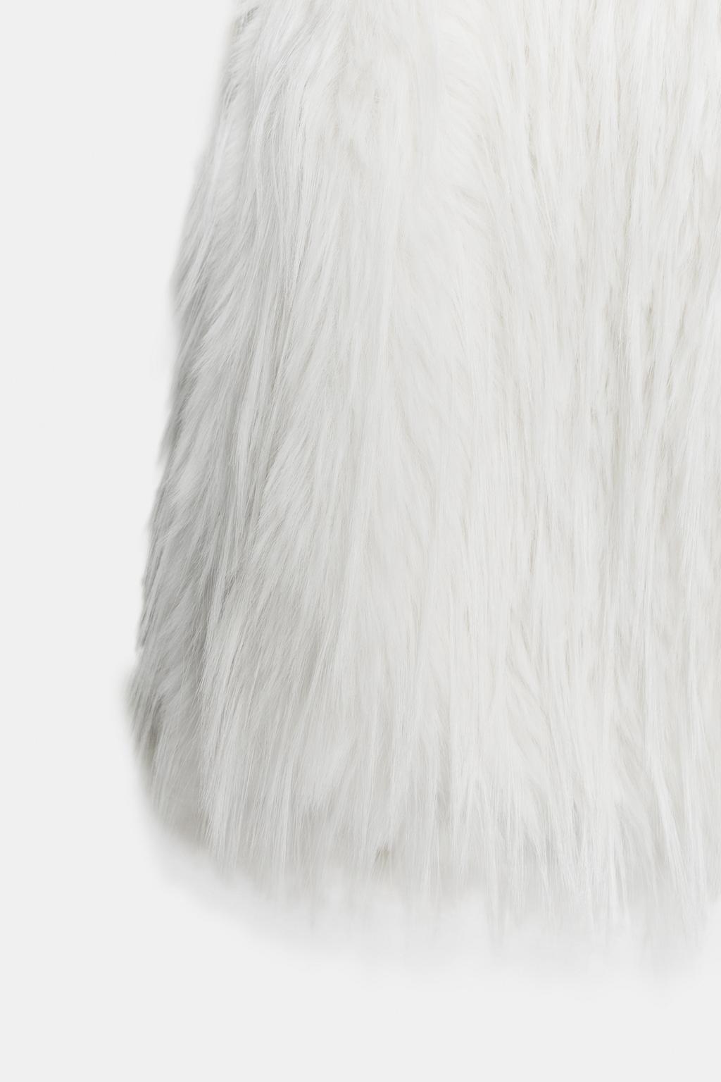 ЖИЛЕТ ИЗ ИСКУССТВЕННОГО МЕХА — ZW COLLECTION