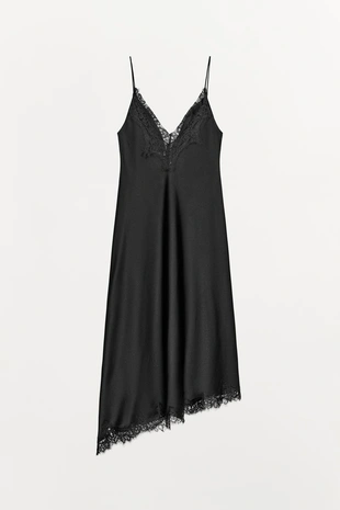 Атласное платье с кружевом ZW COLLECTION- Заказать в России