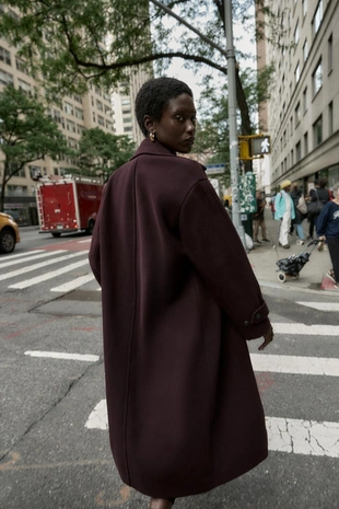 Мягкое пальто оверсайз- Заказать в России