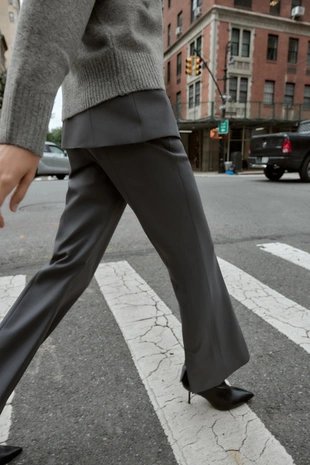 Брюки FLARE с разрезами- Заказать в России