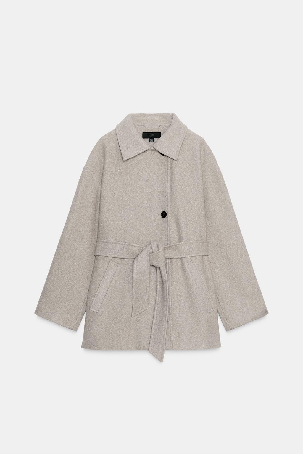 SOFT DOUBLE-POSITION COLLAR COAT