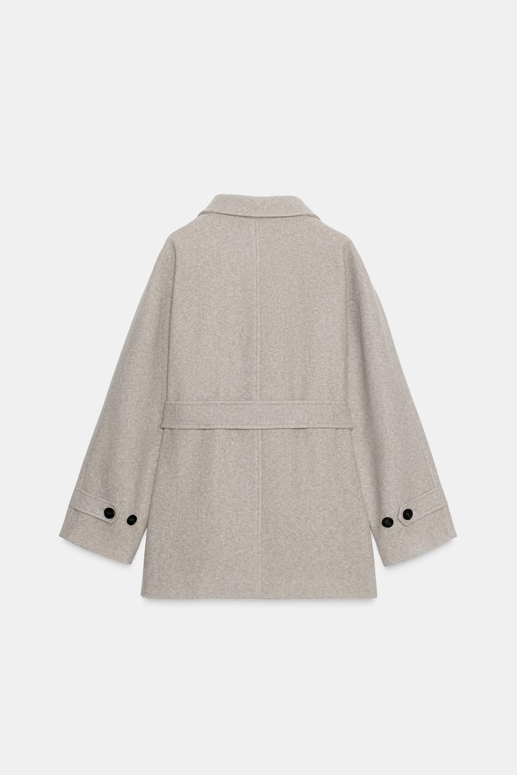 SOFT DOUBLE-POSITION COLLAR COAT
