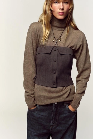 Топ-бюстье корсетного типа- Заказать в России