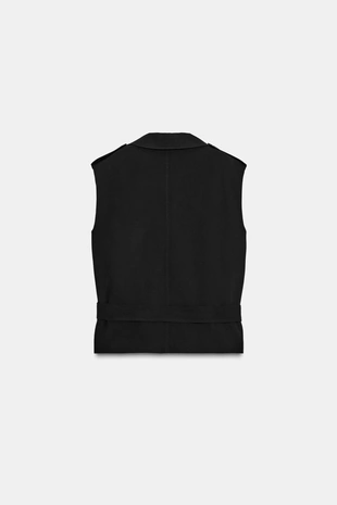 Жилет с подплечниками и поясом- Заказать в России