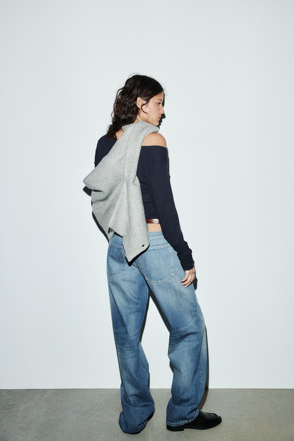 ДЖИНСЫ TRF BAGGY TAPERED С НИЗКОЙ ПОСАДКОЙ