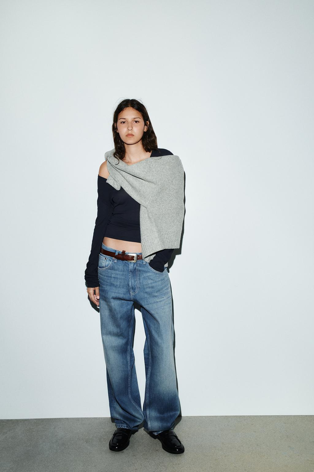 ДЖИНСЫ TRF BAGGY TAPERED С НИЗКОЙ ПОСАДКОЙ